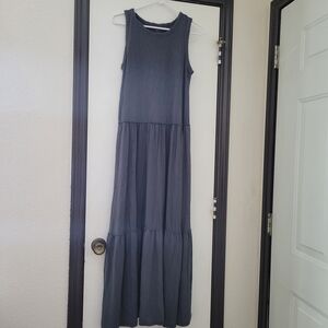 Aerie Charcoal Maxi Dress